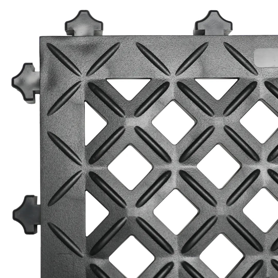 Safe-Flex drainage tile interlocking profile